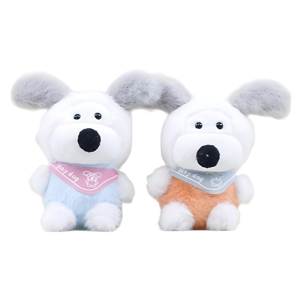 Fluffy Plush Dog Keychain Sweet And Quirky Poodle Stuffed Toy For Bags
