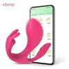 3 In 1 Bluetooth APP Control Vibrator Female Clitoris Stimulator G Spot Dildo Anal Plug Sex Toy for Women Couple Adult Goods