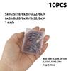 10/40pcs Fishing Rod Guide Ring Stainless Steel Top Tip Repair Kit Replacement Smooth Mini Convenient Outdoor Accessories