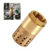 Spring Loaded Brass Foot Valve with Mesh Filter for Suction Lines Prevents Backflow and Ensures Reliable Pump Operation