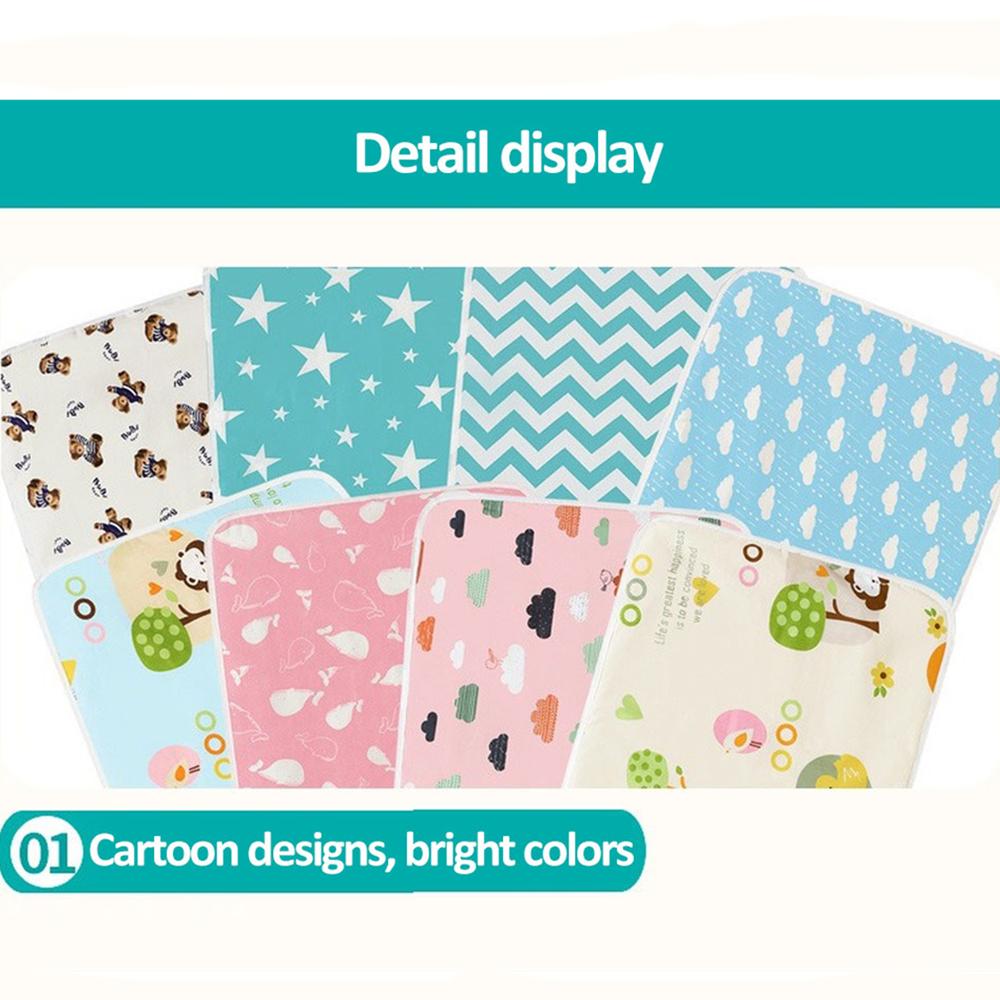 50*70 см коврик для пеленания детских подгузников портативный складной моющийся водонепроницаемый матрас дорожный коврик напольные коврики подушка многоразовый чехол для коврика