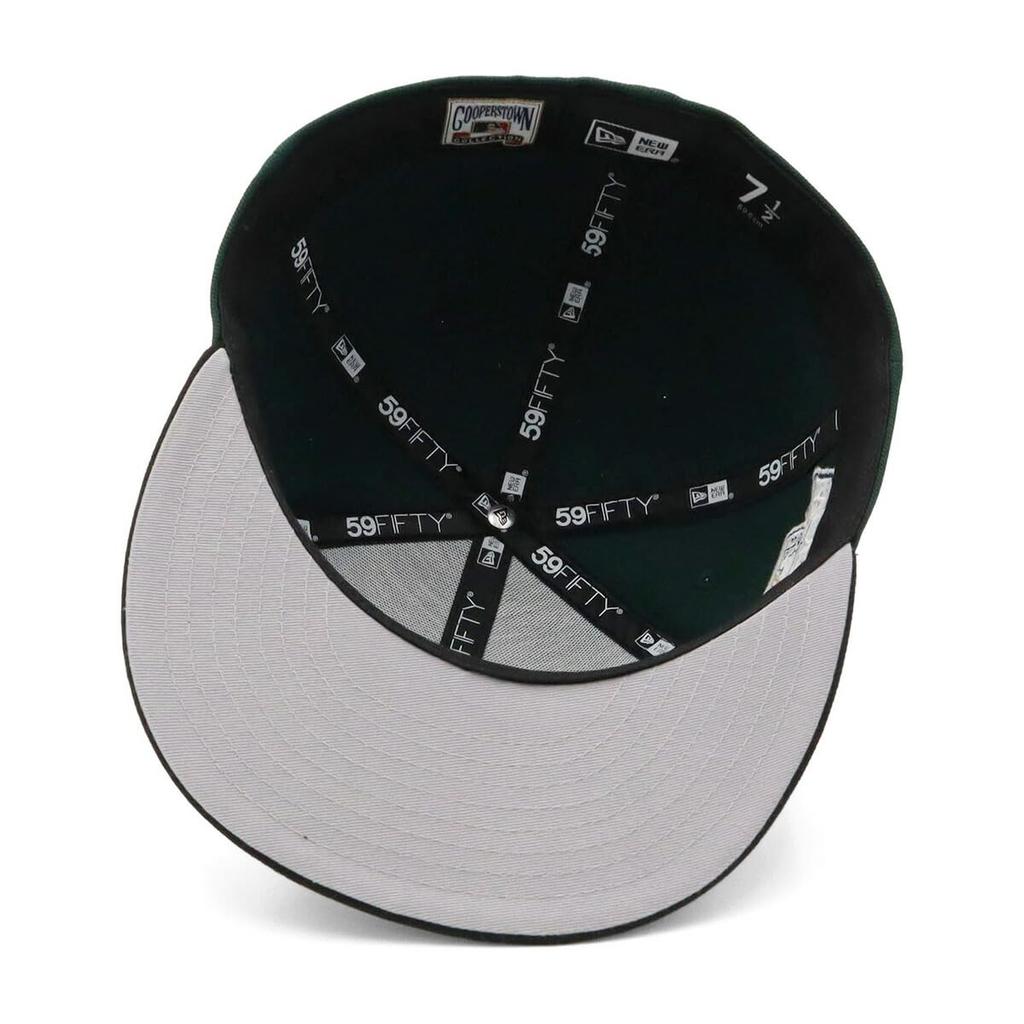 Кепка New Era 59FIFTY MLB San Francisco Giants SF Темно-зеленая с боковым андервизором Эксклюзивно для и Боковая Прямой Плоский Идеально для Весны и Регулируемая