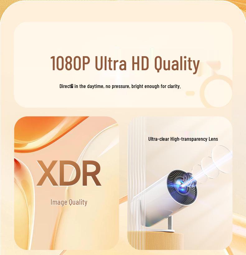 Мини HD умный домашний проектор HY300 для стены в спальне