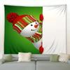 Christmas Cartoon Naughty Snowman Tapestry Living Room Sofa Home Decoration Christmas Gift