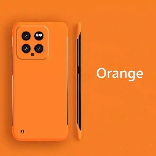 Безрамочный тонкий матовый жесткий чехол из поликарбоната для Xiaomi 14 Pro Xiaomi14 Pro 5G ярких цветов без границ противоударный бампер для Xiaomi Mi 14pro