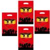 10Pcs Cartoon Ninja Gift Bag Birthday Party Supplies Candy Bag Gift Filling Bag Gifts to Guests Children Baby Shower Supplies
