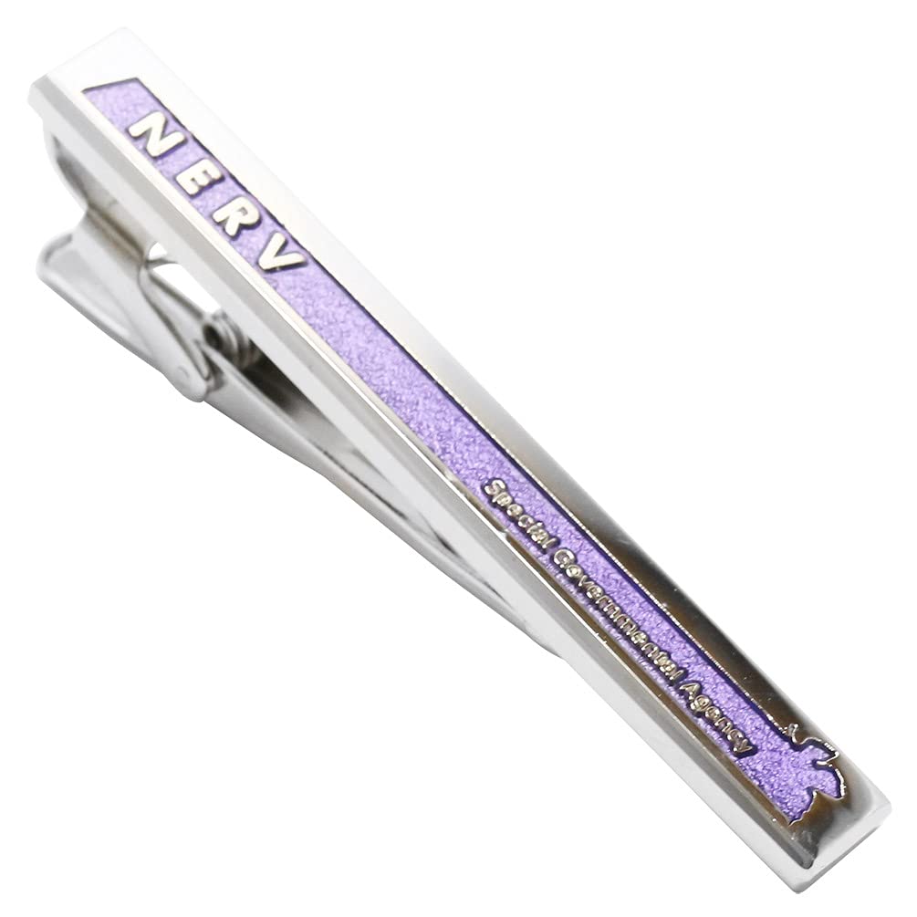 Evangelion x SWANK Зажим для галстука NERV, Фиолетовый, eva040tie