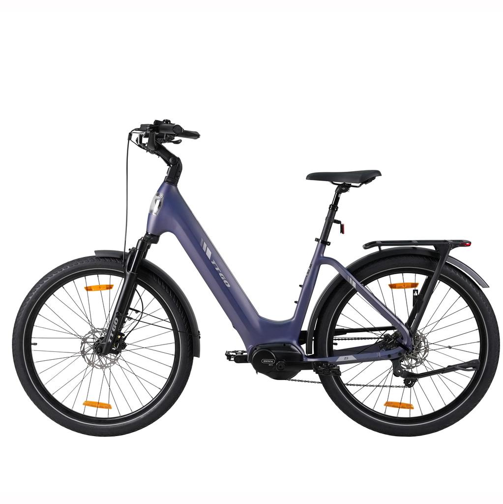 TTGO Z5 Urban Commuting Electric Bicycle With TowSeat 27.5 inch Wide Tires 36V20Ah Battery Outdoor Riding 250W Motor E- Mountain Bike For Adult