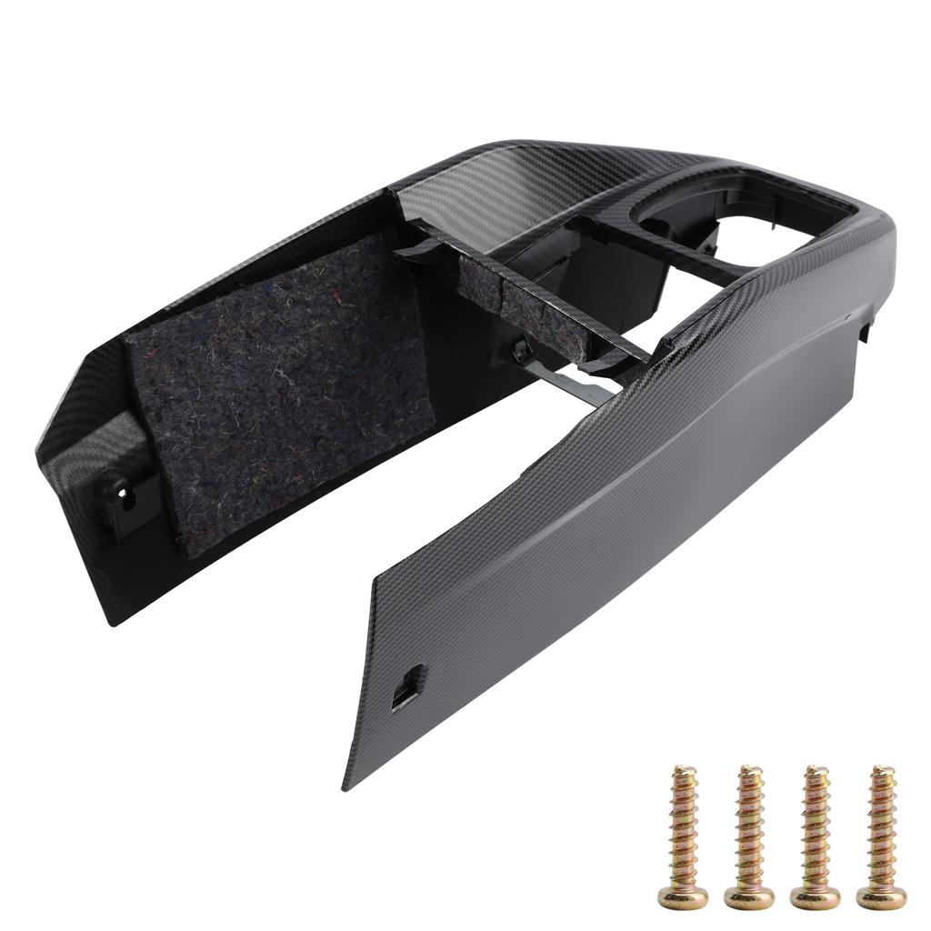 Car Center Console Trim 1J1863201D For VW Golf Jetta Carbon Fiber Pattern