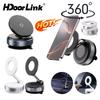HdoorLink Магнитный держатель для мобильного телефона в автомобиль 360° Механическая вакуумная присоска Магнитный адсорбционный кронштейн Навигационный универсальный держатель