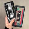 Black Soft Phone Cover Case for Samsung Galaxy A23 A53 A41 A51 A73 A24 A55 A25 A71 A36 A35 A32 A22 A52 A26 A72 Video Tape