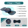 Electric EMS Neck Massager Mini Cervical Back Muscle Pain Relief Patch Stimulator Massageador Mat Portable Gel Pad Stickers Slim