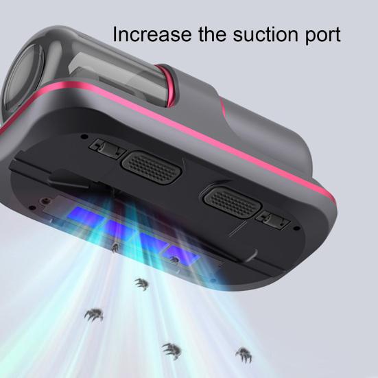 Пылесос для матраса Антиаллергенный пылесос для кровати с УФ-светом 12000 Па Сильное всасывание Ручные беспроводные подушки Простыни Диваны Пылесос