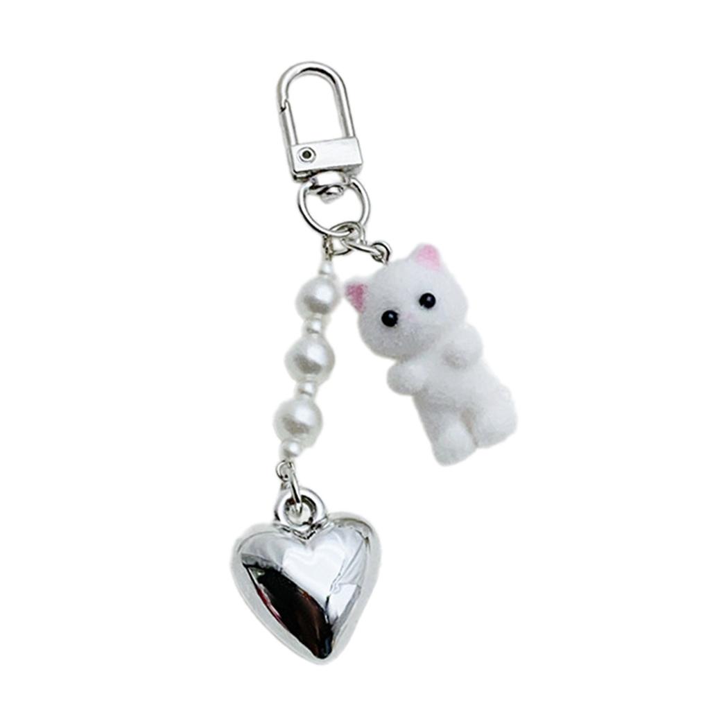 Милое сердце стекающийся брелок с изображением кота, подвеска, милые подвески, украшения, брелок для ключей, подвеска для кошелька, сумки, рюкзака, сумки