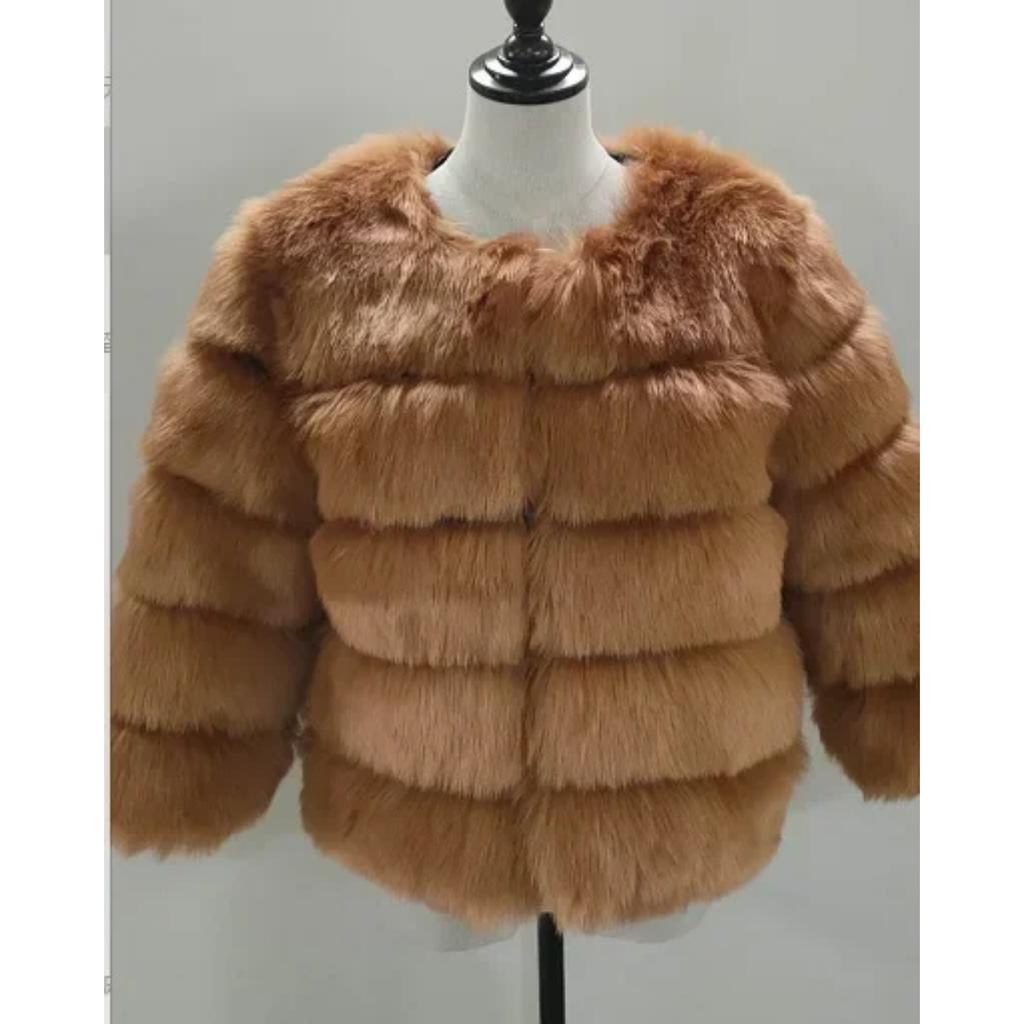 Women Autumn Winter Imitation Fox Fur Faux Fur Coat Women's Short Long Sleeve Fur Artificial Fur Coat