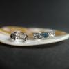 Серебряные серьги с сапфиром nano 0.638ct (2189022)