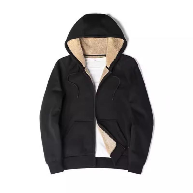 Мужской теплый спортивный повседневный костюм с флисовой подкладкой, утолщенный свободный зимний шерстяной бархатный свитшот со штанами, комплект из 2 предметов