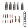 Welding Protection Nozzle Contact Tip Connecting Set Welding Torch Consumables for MB15