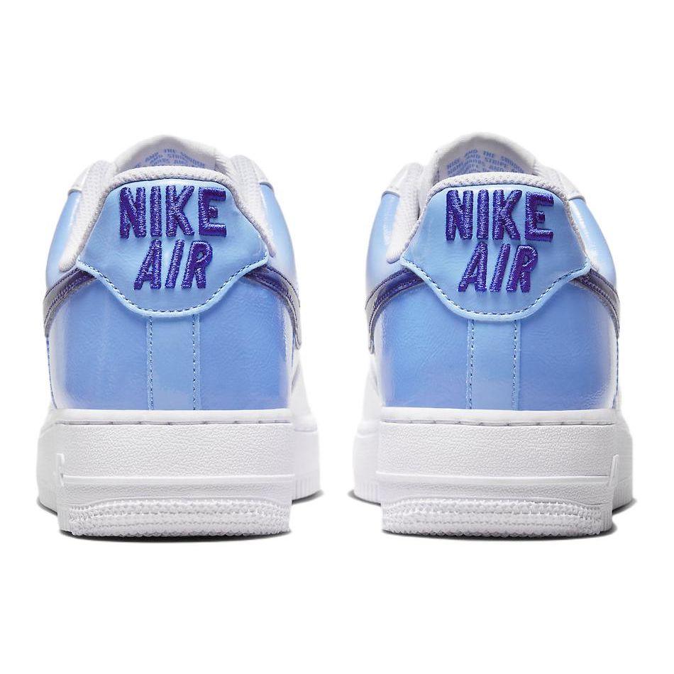 Nike Air Force 1 07 Essential University Blue Concord Женские кроссовки белые DJ9942-400