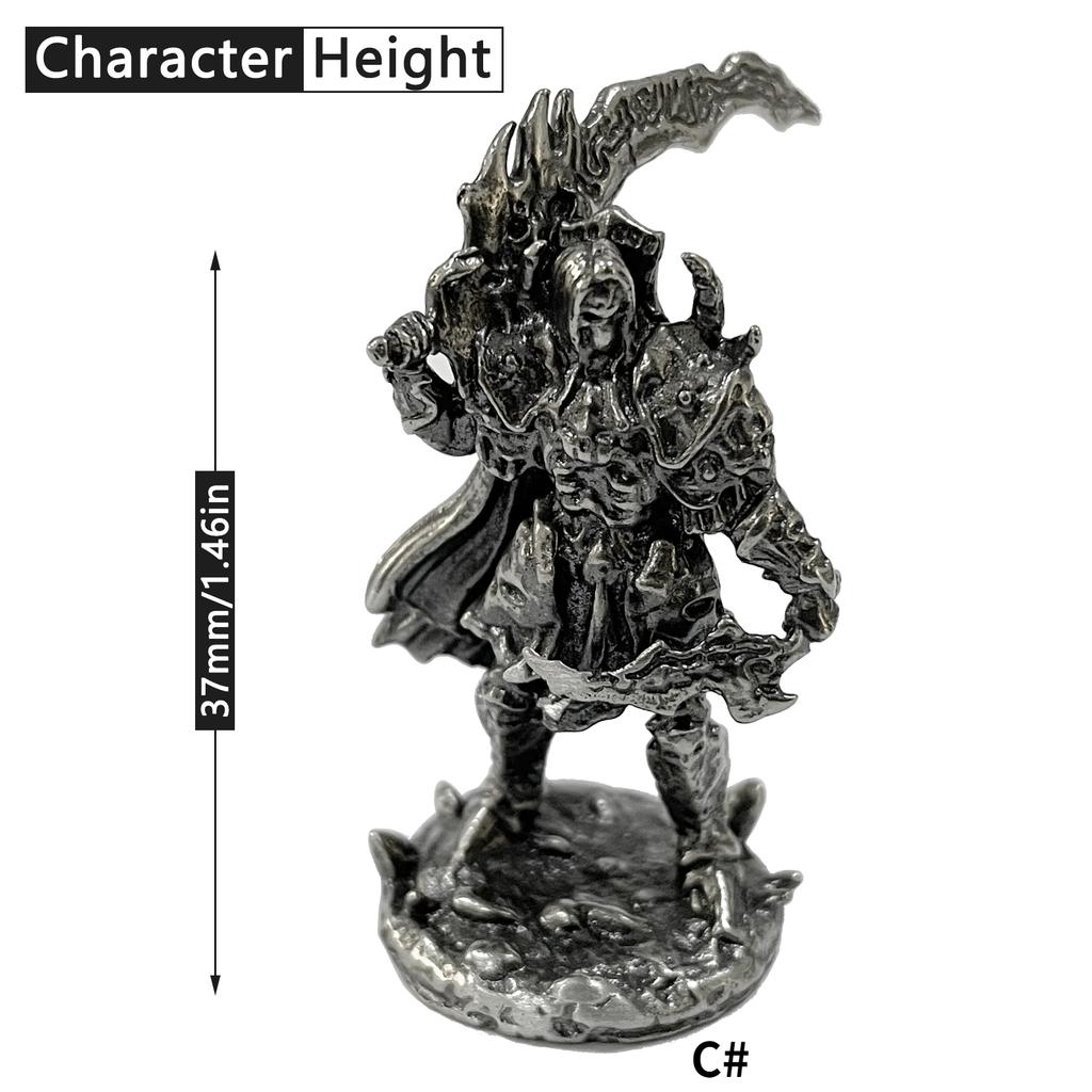 Middle Ages Legion Wraith Soldiers Toy Figurines Miniatures Metal Copper Mens Gifts Desktop Ornaments Decorations Crafts