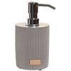 Soap Dispenser - DKD Home Decor - Standard - Grey - Cement and Polypropylene - 8x9.5x15.5 Cm