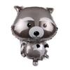 Animal Aluminum Fox Hedgehog Party Decoration Balloon Cartoon Foil Balloon Animal Raccoon Aluminum Film