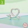Love Dachshund String Beads S925 Silver Children'S Fun Creative Diy Bracelet Accessories