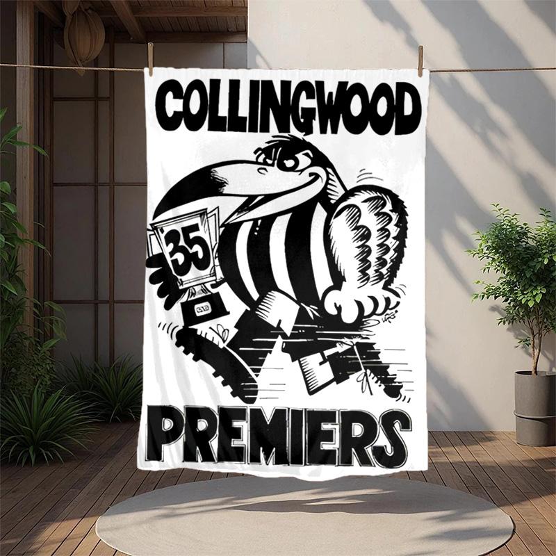 Collingwood Flannel Blanket Soft Warm All-Season Throw, Design for Camping, Car Travel, Hiking Sofa, Bed, Office Perfect Gift for Parties