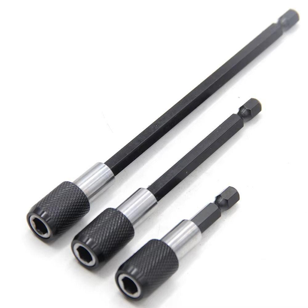 3Pcs/Set Quick Transfer Hexagonal Screwdriver Extension Rod Sleeve Extension Rod Tool Accessories