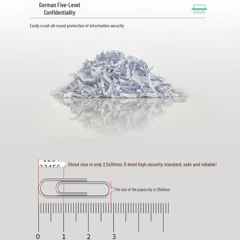 Lenovo LX-C8110 Level 5 Commercial Multifunction Shredder CN plug (adapter included)