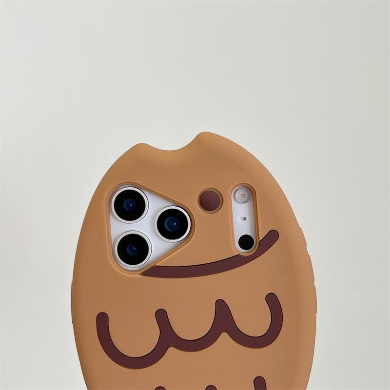 3D чехол для телефона Taiyaki с защитой от падения для iPhone 11/12/13/14/15PROMAX/16/17Air