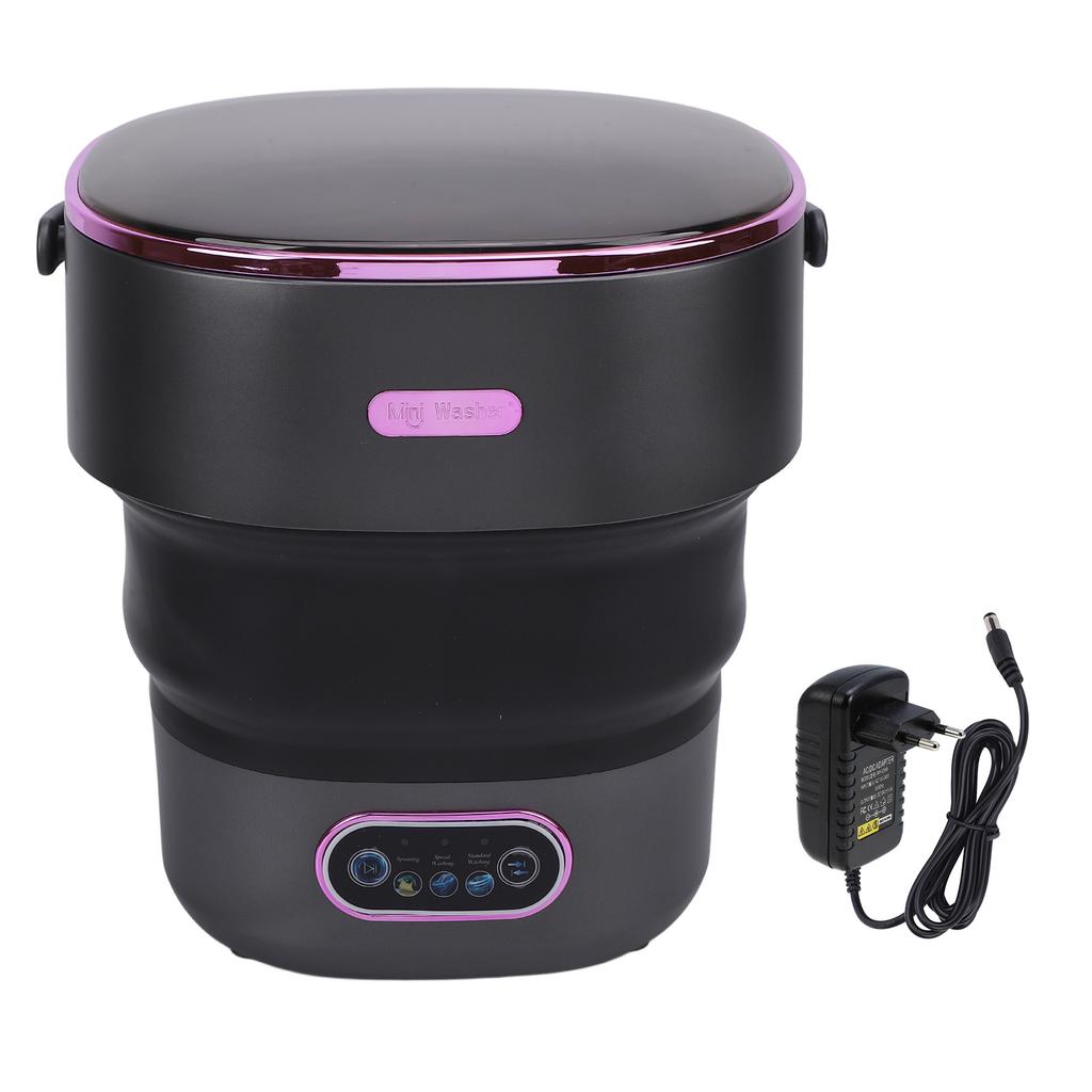 13L Foldable Clothing Washer with Drain Hose Full Automatic Mini Laundry Machine for Apartment