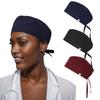 HeadCover Solid Scrub Cap Pure Color Operating Room Work Hat Beauty Unisex Hat Skullies Men Women