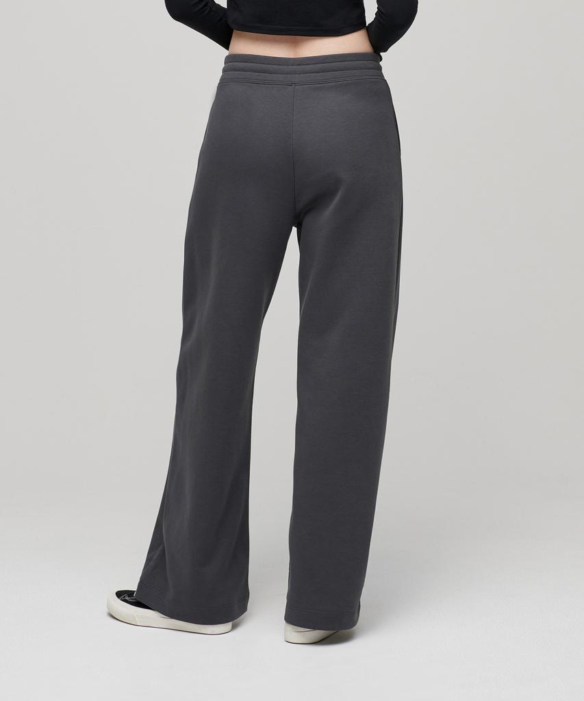 MUSINSA STANDARD WOMAN Women'S Flat Terry Wide Lounge Sweatpants [Gunmetal]