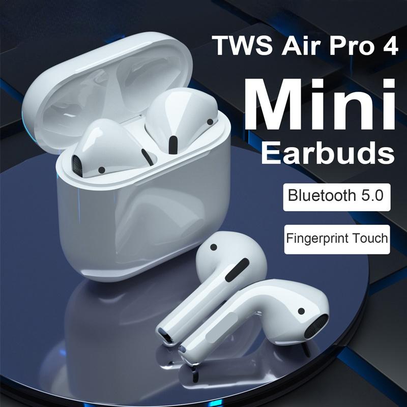 Mini Air Pro 4 TWS наушники беспроводные наушники Bluetooth наушники 5.0 стерео гарнитура с микрофоном для Iphone Xiaomi
