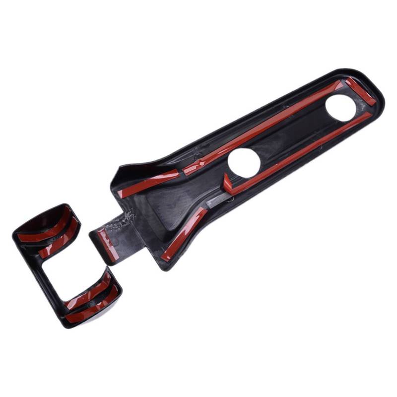 Set Rear Door Tailgate Spare Tire Bracket Hinge Trim Cover Black Carbon Fiber Texture Plastic Fit for Jeep Wrangler JL 2018-2024
