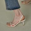 Simple Women Shoes Spring Summer New Casual Open-toe High-heeled Sandals Stiletto Sexy Flip-flops High Heels Women
