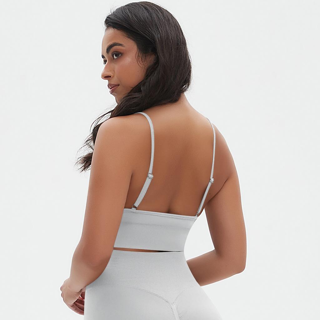 Auroth Женский быстросохнущий жилет для йоги с открытой спиной, нижнее белье для фитнеса, бесшовный спортивный топ для бега