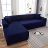 1/2/3/4-местный однотонный чехол для дивана, эластичный эластичный чехол для дивана для гостиной, чехлы для дивана Copridivano, секционные угловые L-образные чехлы для дивана
