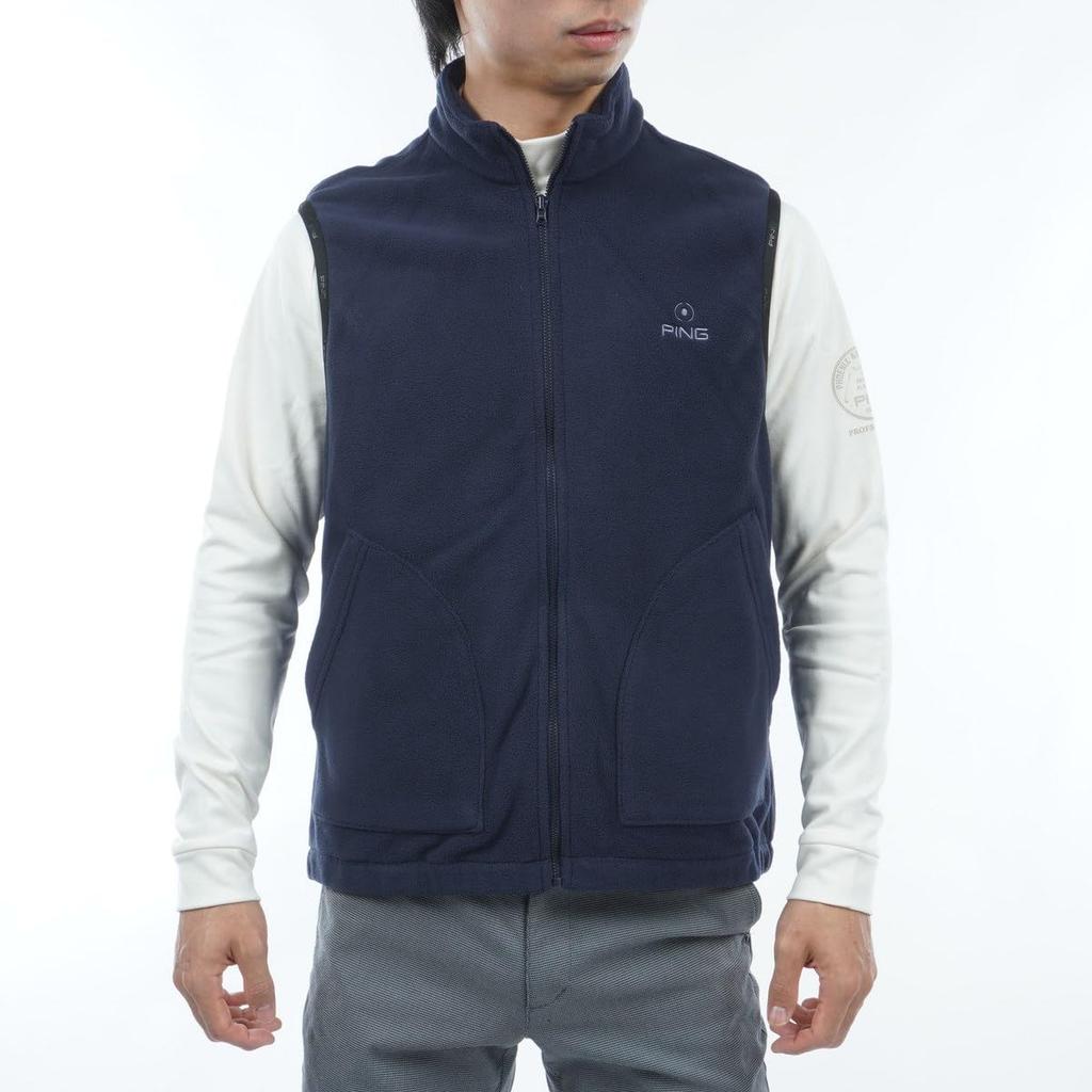 Ping Apparel Men's Water-Repellent 3-Way Blouson (Vest and Blouson Set) / Golf / 621-3220003 120_Navy M