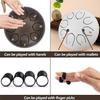 Tongue Drum Steel Tongue Drum 8 Notes 6 Inch for Kids Preschool Activities Musical Education Yoga