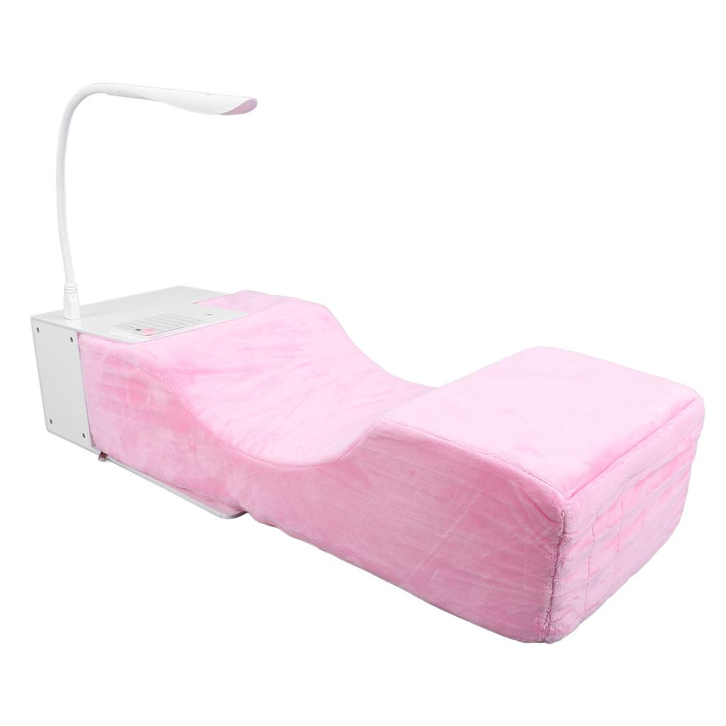 Lash Extension Pillow with Shelf Organizer Stand 3 Brightness LED Light Blue Lighting Pink U Shaped