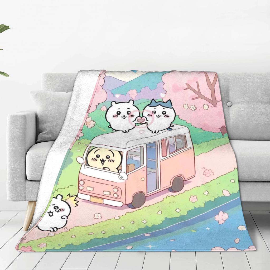 Чиикава Плед для плавания Качество Мягкий Теплый Плед Весна Дети Гостиная Новинка Покрывало