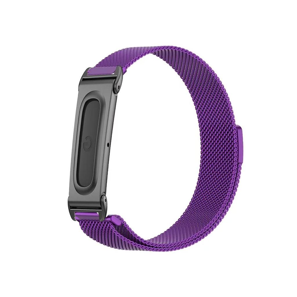Advanced Magnetic Milanese Loop Strap With Metal Bezel For Google FitbitAir Stainless Steel Smart Watch Wrist Band For Men Women