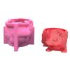 Concrete Silicone Flower Pot Mold 3D Hedgehog Succulent Cement Plaster Mould Soap Candle Mold Office Home Desktop Decor