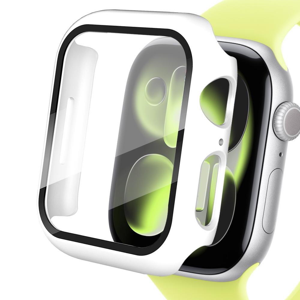 Tempered Glass+Cover For Apple watch Case 46mm 42mm 45mm 41mm 44mm 40 Screen Protector Apple Watch Accessories 11 10 9 6 SE 7 8 7