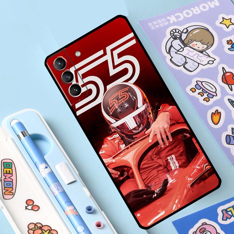 Carlos Sainz F1 Cover For Samsung Galaxy S23 S21 FE S20 FE S22 Plus Note 20 Ultra Note 10 S8 S9 S10 Plus Case