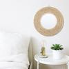 Boho Round Wall Mirror Vintage Mirror Wall Mirror Round Decorative Wall Mirror Wall Decor Circle Mirror Rattan Farmhouse Decor