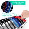 1 комплект 3 шт. M-Color для BMW Накладки на решетку радиатора Полоса Накладка на решетку радиатора автомобиля Зажим для 13-19 3 серии F30 Sport Полоса Накладка Зажим