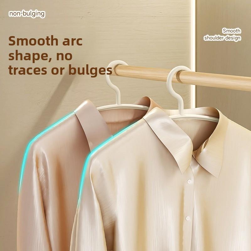 5 шт. Бесшовные бытовые вешалки с противоскользящими плечиками и широкими плечиками
